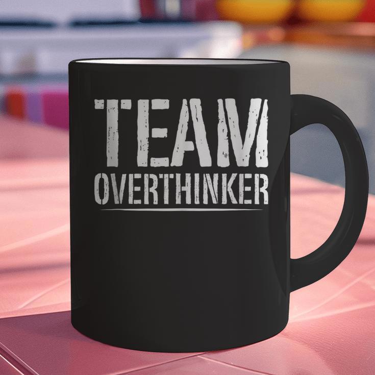 Team Overthinker Introvert Graphic Print Coffee Mug Team Overthinker Introvert Graphic Print Coffee Mug