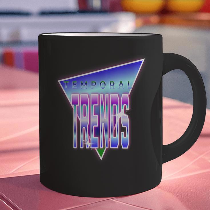 Temporal Trends Vaporwave Style Retro Nostalgia Look Graphic Print Coffee Mug
