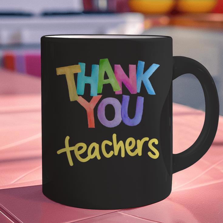 Thank You Teacher Appreciation Graduation Men Women Girls Kids Graphic Print Coffee Mug