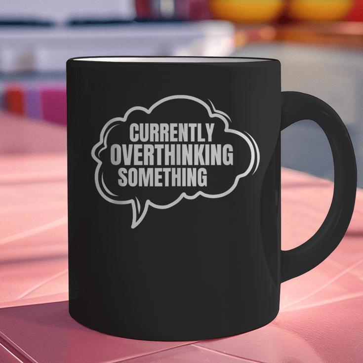 Thinker Introvert Anti Social Overthinker Graphic Print Coffee Mug
