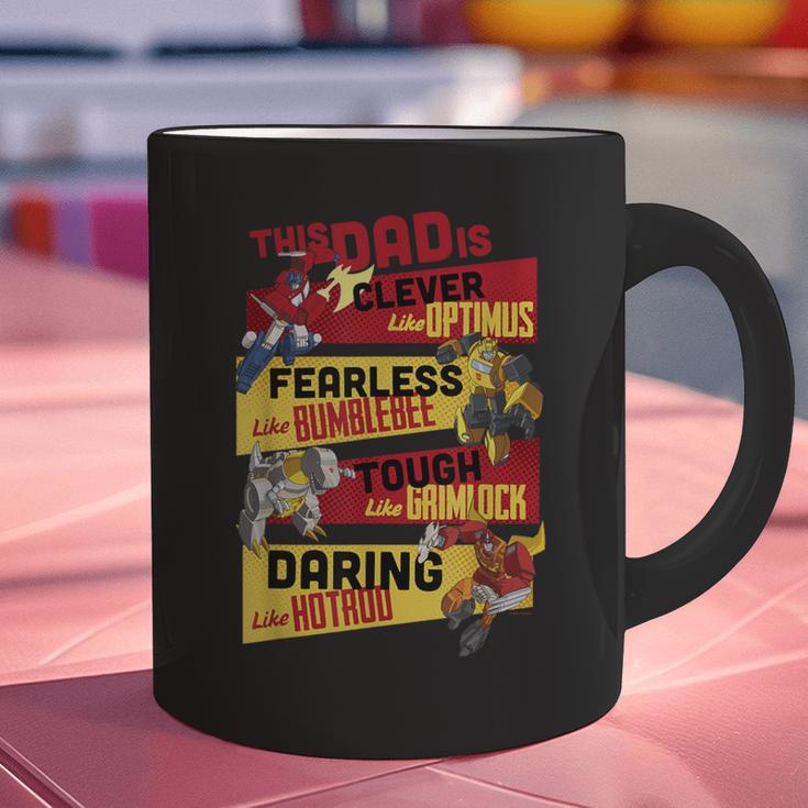 Transformers Father's Day Vintage Autobots Line Up Dad Is Graphic Print Coffee Mug