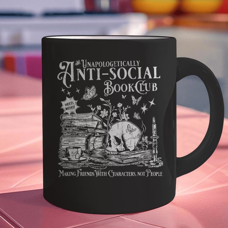 Unapologetically Anti Social Book Club Introvert Reader Graphic Print Coffee Mug Unapologetically Anti Social Book Club Introvert Reader Graphic Print Coffee Mug
