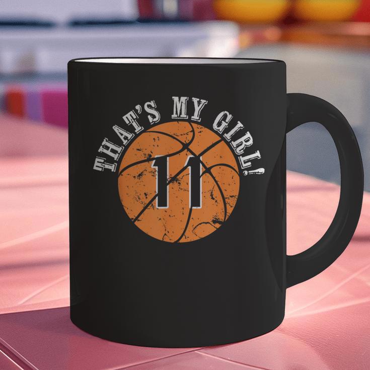 Unique That's My Girl 11 Basketball Player Mom Or Dad Graphic Print Coffee Mug Unique That's My Girl 11 Basketball Player Mom Or Dad Graphic Print Coffee Mug