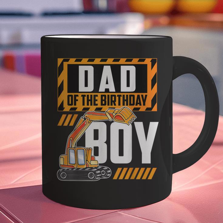 Vehicle Construction Excavator Dad Of The Birthday Boy Small Graphic Print Coffee Mug Vehicle Construction Excavator Dad Of The Birthday Boy Small Graphic Print Coffee Mug