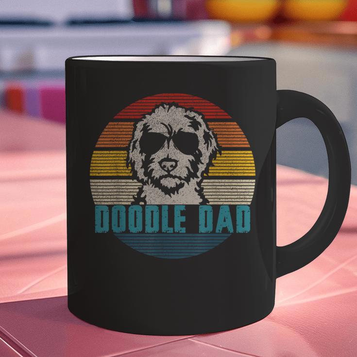 Vintage Best Doodle Dad Ever Father's Day Golden Doodle Graphic Print Coffee Mug