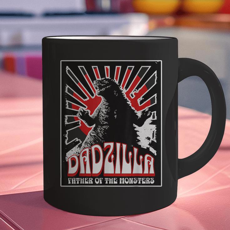 Vintage Dadzilla Father Of The Monsters Fathers Day Graphic Print Coffee Mug