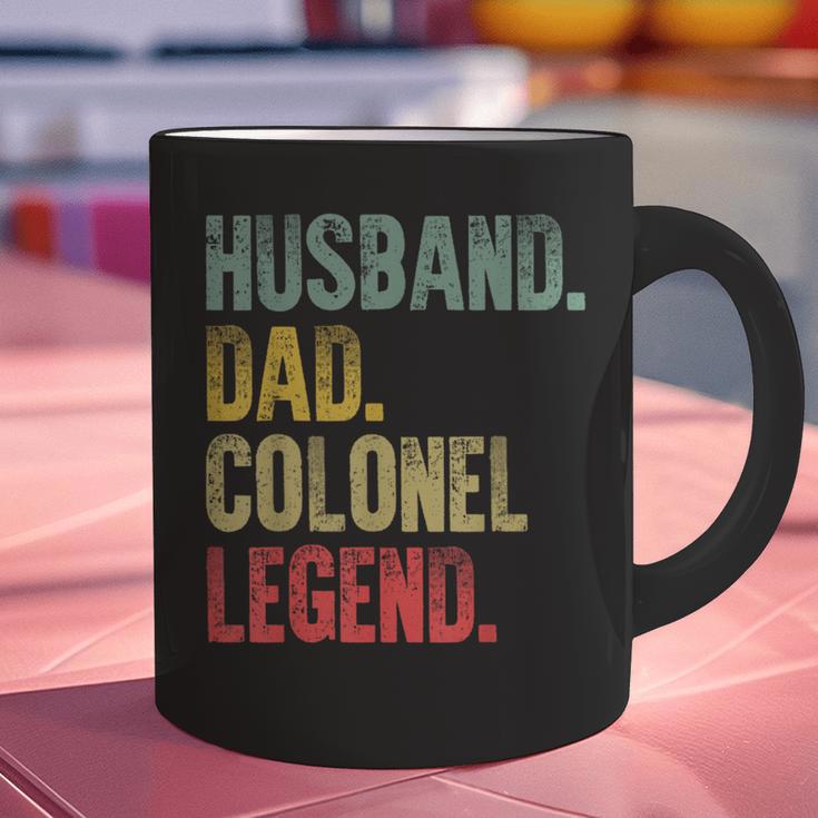 Vintage Husband Dad Colonel Legend Retro T-Shirt Graphic Print Coffee Mug