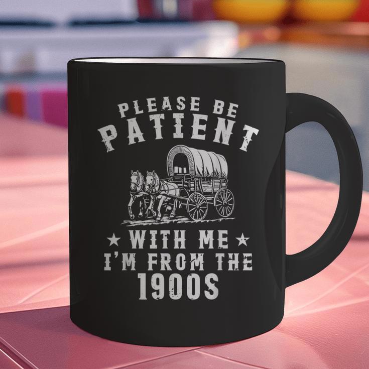 Vintage Please Be Patient With Me I'm From The 1900s Retro Graphic Print Coffee Mug
