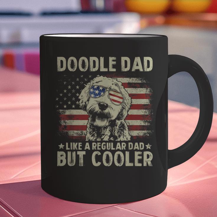 Vintage USA Flag Goldendoodle Doodle Dad Fathers Day Men Graphic Print Coffee Mug Vintage USA Flag Goldendoodle Doodle Dad Fathers Day Men Graphic Print Coffee Mug