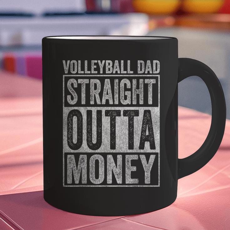 Volleyball Dad Straight Outta Money Graphic Print Coffee Mug Volleyball Dad Straight Outta Money Graphic Print Coffee Mug
