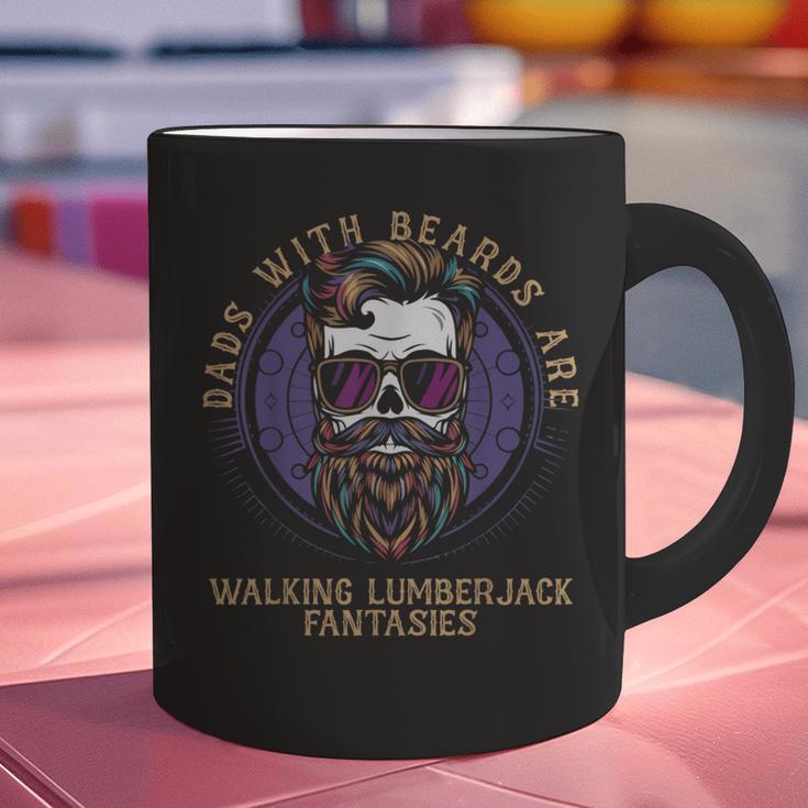Walking Lumberjack Fantasies Dads With Beards Fantasy Art Graphic Print Coffee Mug