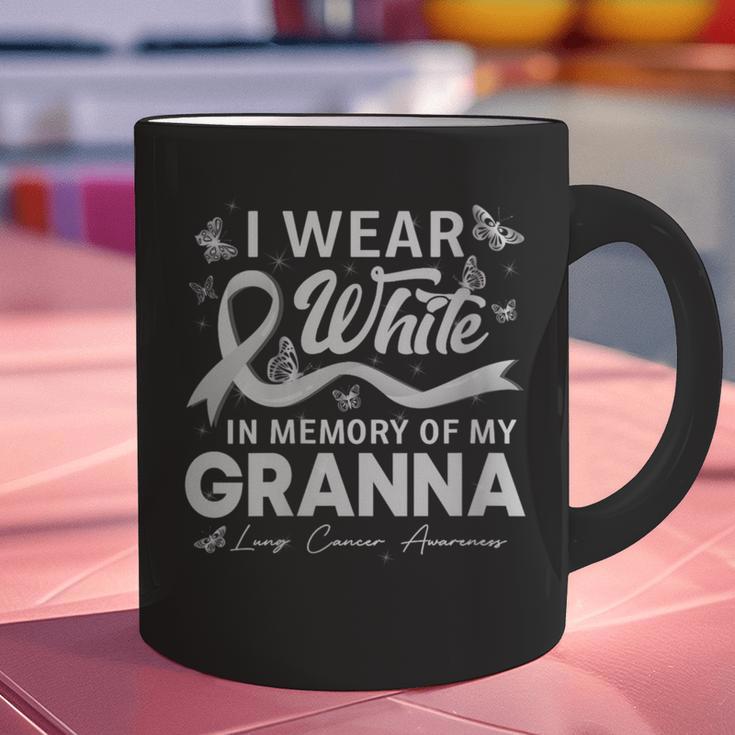 I Wear In Memory Of My Granna Lung Cancer Graphic Print Coffee Mug
