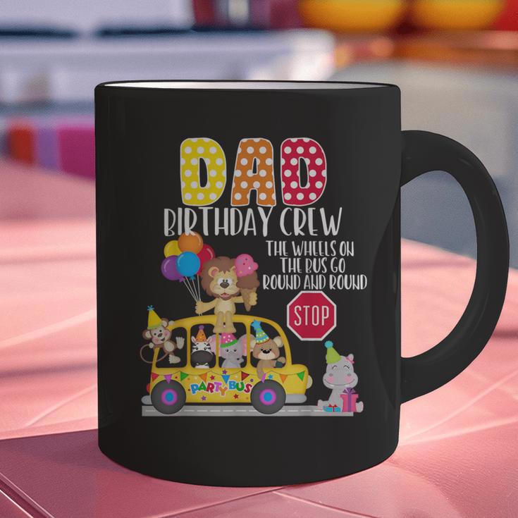 The Wheels On The Bus Dad Birthday Crew Party Toddler Kids Graphic Print Coffee Mug