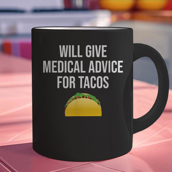 Will Give Medical Advice For Tacos Shirt Nurse Graduation MD Graphic Print Coffee Mug