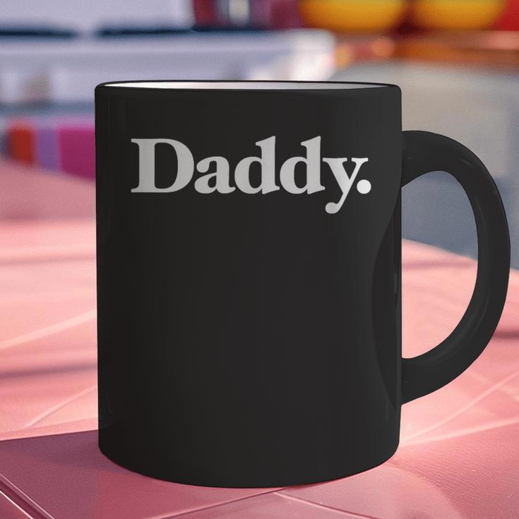 The Word Daddy A That Says Daddy Graphic Print Coffee Mug
