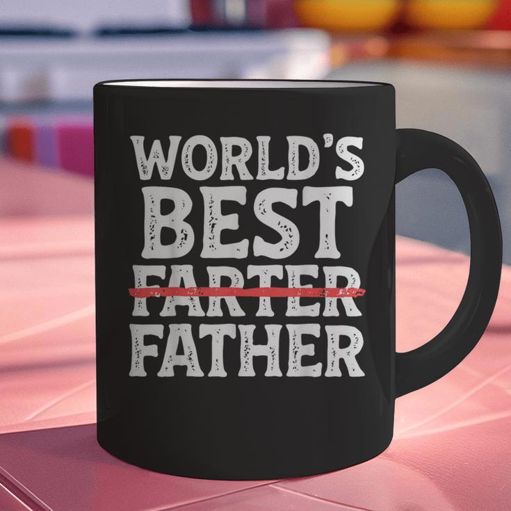 World's Best Father Farter Dad Daddy Papa Joke Graphic Print Coffee Mug