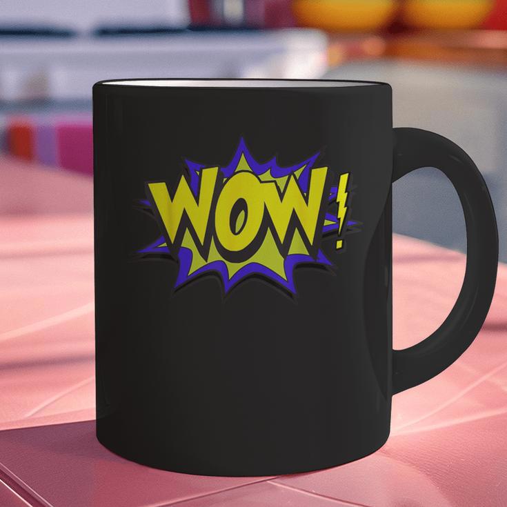 WowShirt WOW Dad Mom Men Women Boys Girls Tee Graphic Print Coffee Mug