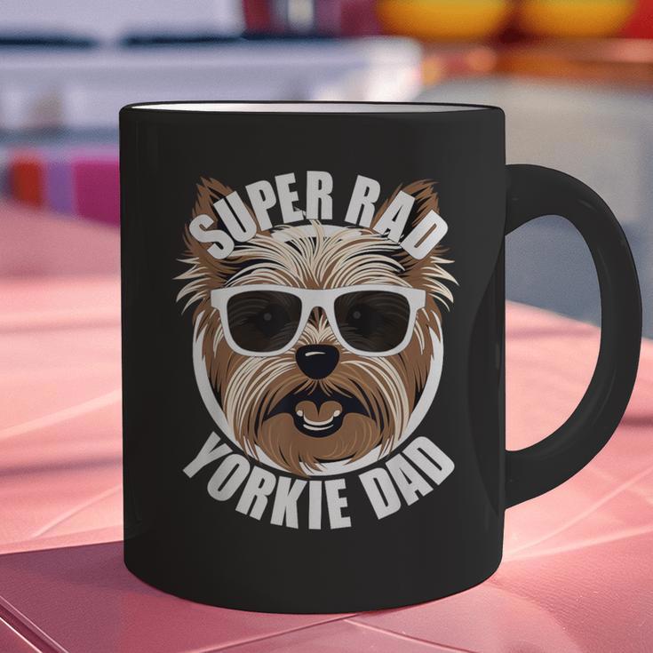 Yorkie Dad Father’s Day Yorkshire Terrier Dog Dad Graphic Print Coffee Mug