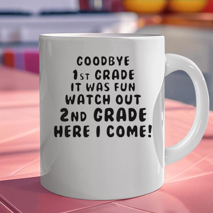 1st First Grade Graduation Tshirt Moving On To 2nd Grade Graphic Print Coffee Mug