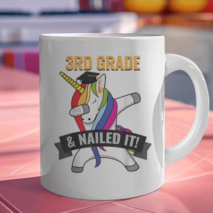 3RD GRADE NAILED IT UNICORN DABBING GRADUATION T-SHIRT Graphic Print Coffee Mug