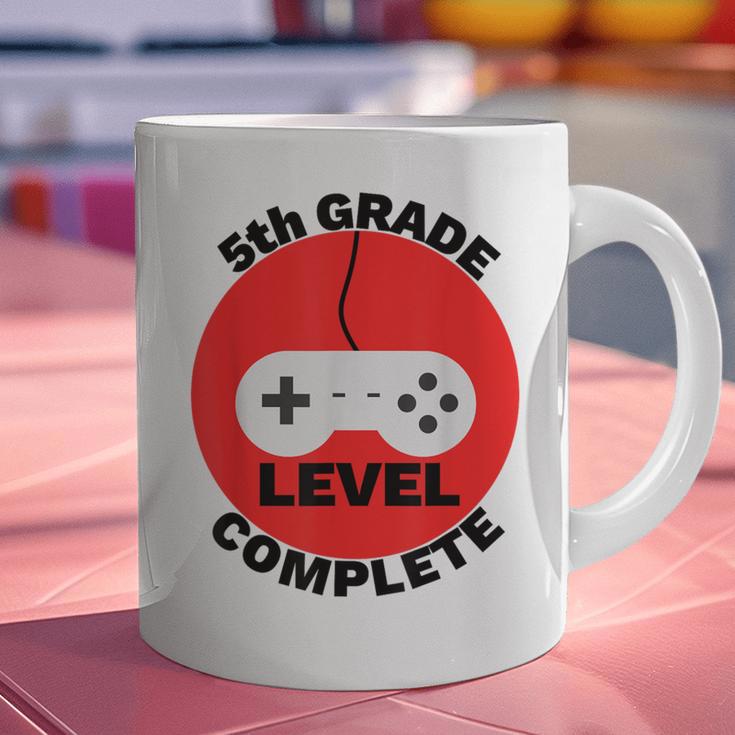 5th Grade Level Complete Gamer Graduation Graphic Print Coffee Mug