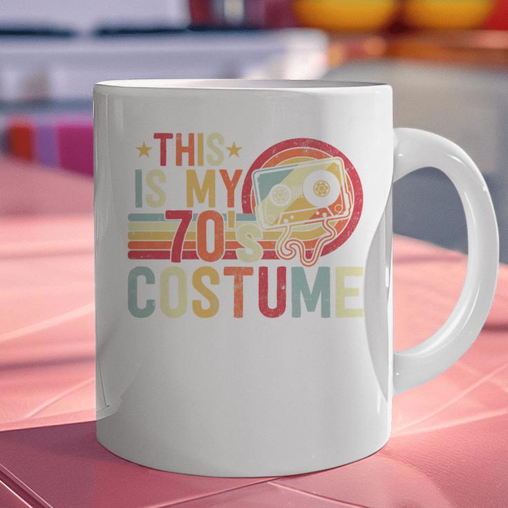 This Is My 70's Costume Retro Style Nostalgia 1970s Vintage Premium Tri-Blend Graphic Print Coffee Mug