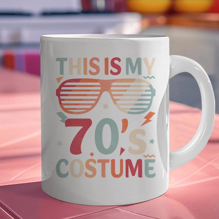 This Is My 70s Costume Vintage Style Nostalgia 1970s Retro Graphic Print Coffee Mug