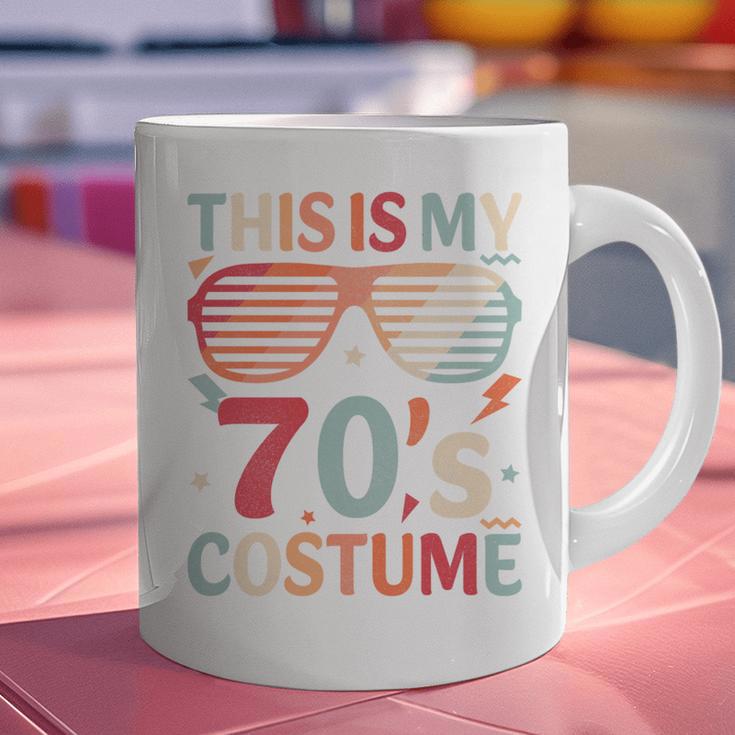 This Is My 70s Costume Vintage Style Nostalgia 1970s Retro Premium Tri-Blend Graphic Print Coffee Mug