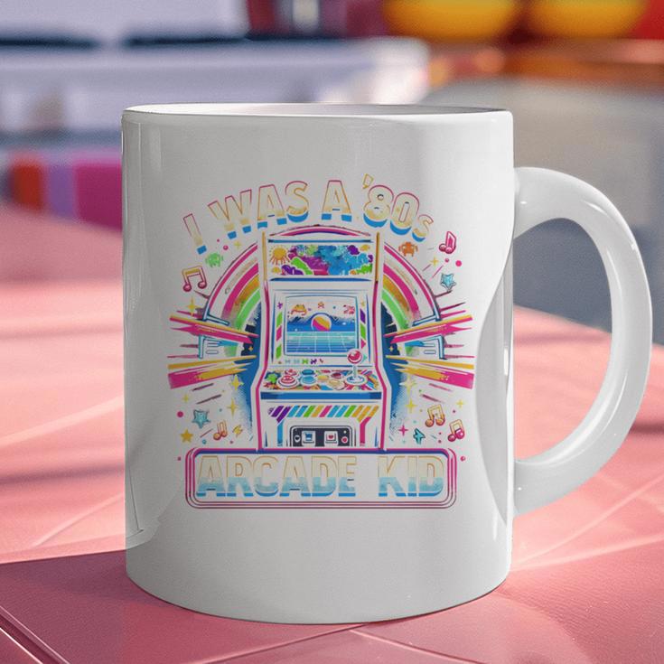 80s Arcade Kid Vintage Gamer Nostalgia Graphic Print Coffee Mug