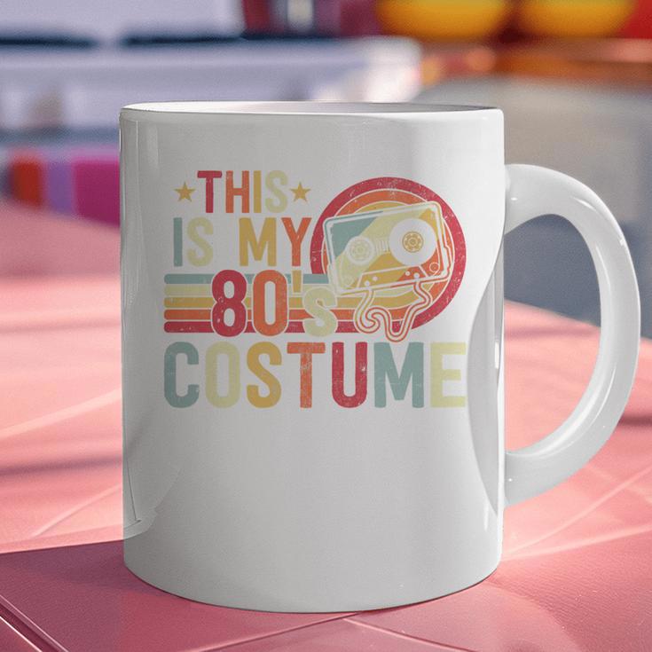 This Is My 80s Costume Vintage Style Nostalgia 1980s Retro Premium Tri-Blend Graphic Print Coffee Mug