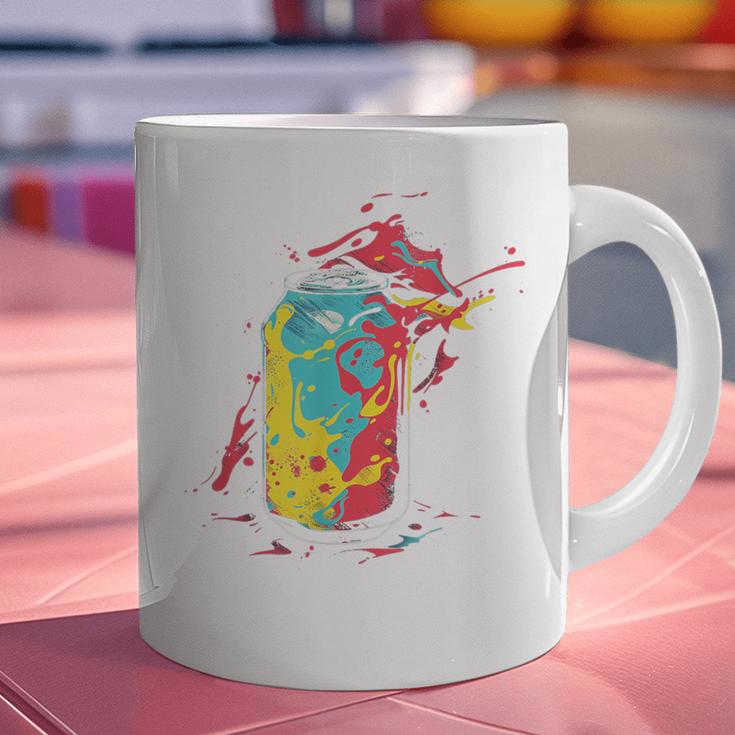 80s Nostalgia Soda Can Graphic Print Coffee Mug