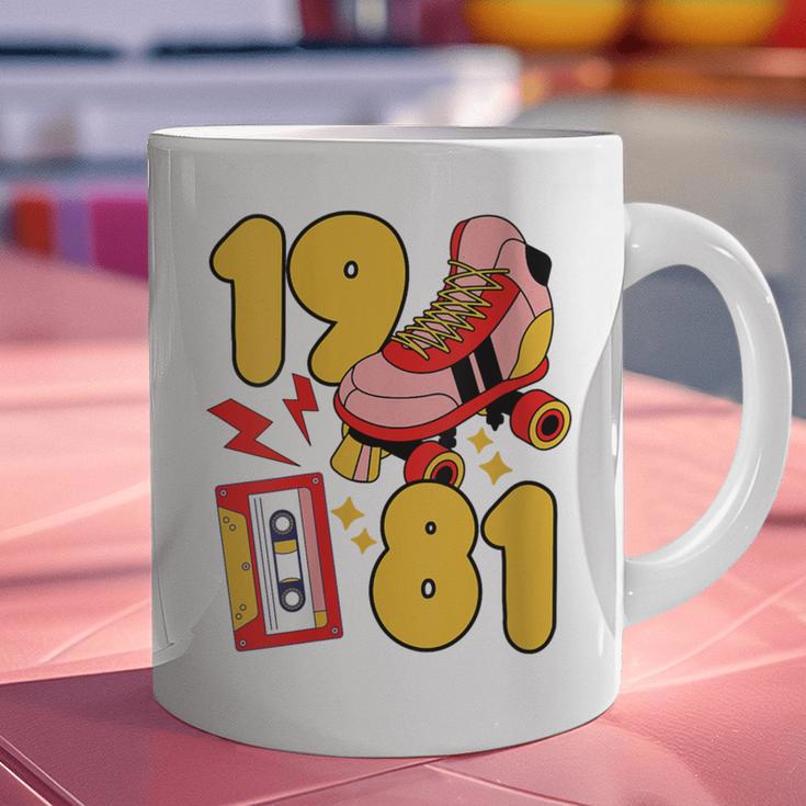 80s Vibes Mixed Tapes & Roller Skates 1981 Nostalgia Retro Graphic Print Coffee Mug 80s Vibes Mixed Tapes & Roller Skates 1981 Nostalgia Retro Graphic Print Coffee Mug