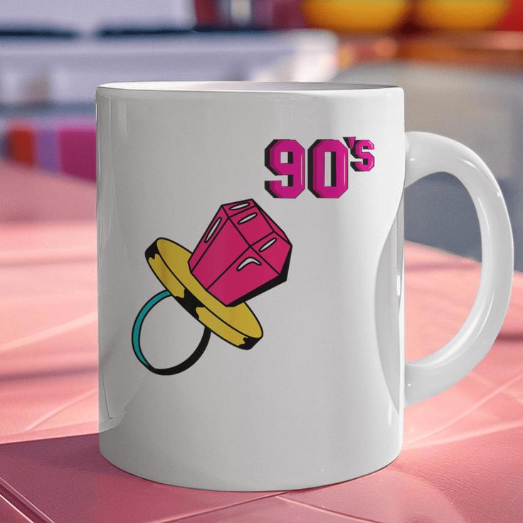 90’s Ring Retro Nostalgia Colorful Throwback Graphic Print Coffee Mug