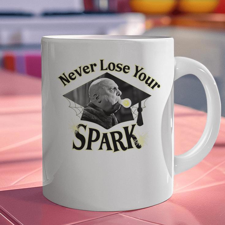 The Addams Family TV Series – Uncle Fester Graduation Spark Premium Graphic Print Coffee Mug