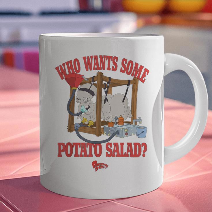 American Dad Who Wants Some Potato Salad Roger Cartoon Graphic Print Coffee Mug