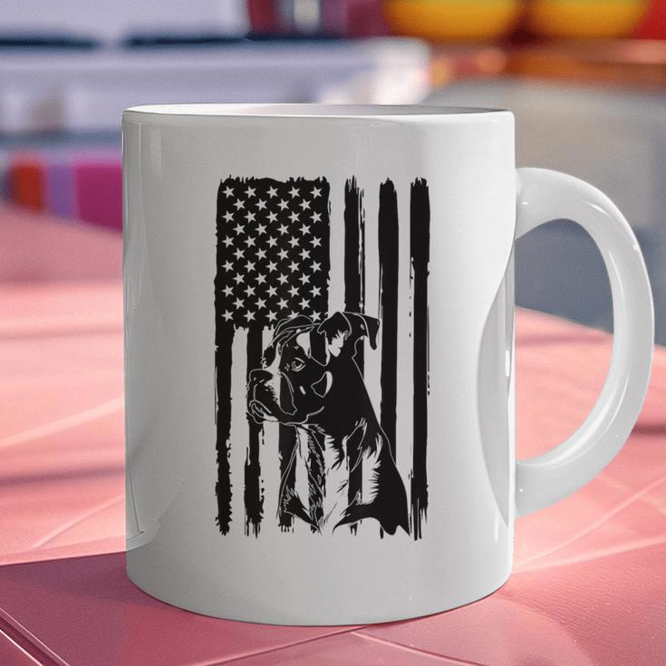 American Flag USA Patriot Boxer Dog Dad Graphic Print Coffee Mug American Flag USA Patriot Boxer Dog Dad Graphic Print Coffee Mug
