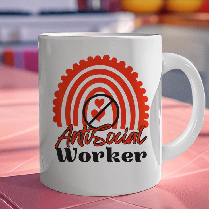 AntiSocial Worker Anti-Social Social Worker Introvert Graphic Print Coffee Mug AntiSocial Worker Anti-Social Social Worker Introvert Graphic Print Coffee Mug