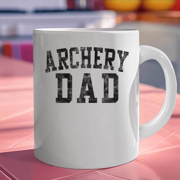 Archery Dad Birthday Classic Bold Font Archery Daddy Graphic Print Coffee Mug