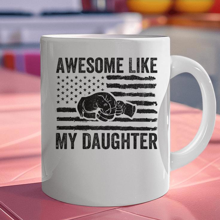 Awesome Like My Daughter Men Fathers Day Dad Graphic Print Coffee Mug