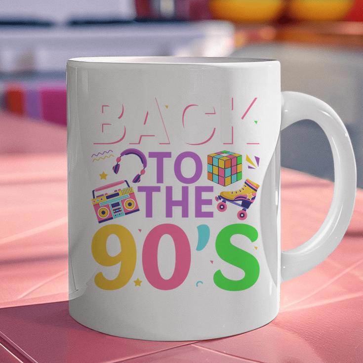 Back To The 90's Mixtape Era Nostalgia Retro 1990 90's Style Premium Tri-Blend Graphic Print Coffee Mug