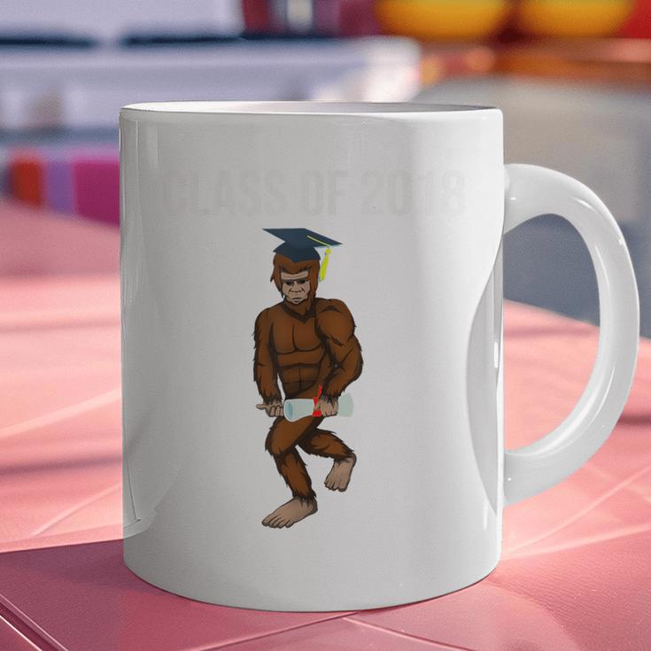 Bigfoot Graduation Shirt Class Of 2018 College Boys Graphic Print Coffee Mug