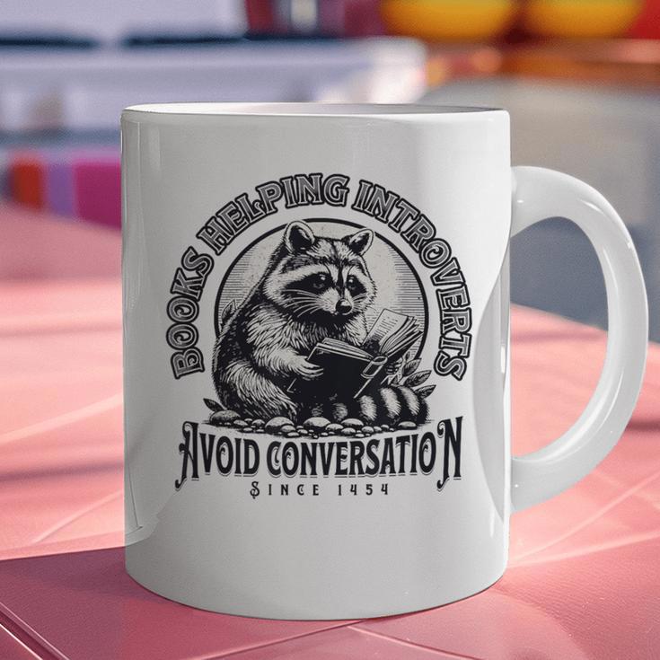 Books Helping Introvert Avoid Conversation Since 1454 Graphic Print Coffee Mug Books Helping Introvert Avoid Conversation Since 1454 Graphic Print Coffee Mug