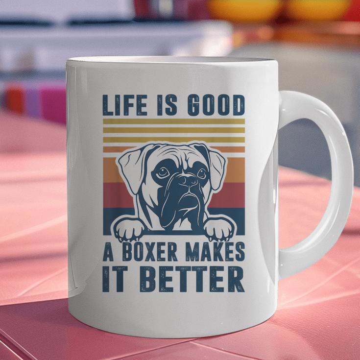 Boxer Dog For Men Women Boxer Dog Dad Mom Small Graphic Print Coffee Mug