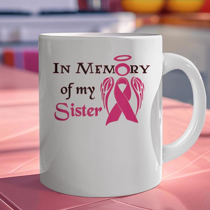 Breast Cancer Walk In Memory Of My Sister Graphic Print Coffee Mug Breast Cancer Walk In Memory Of My Sister Graphic Print Coffee Mug