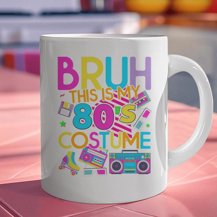 Bruh This Is My 80's Costume Nostalgia Mixtape 80s 90s Party Graphic Print Coffee Mug