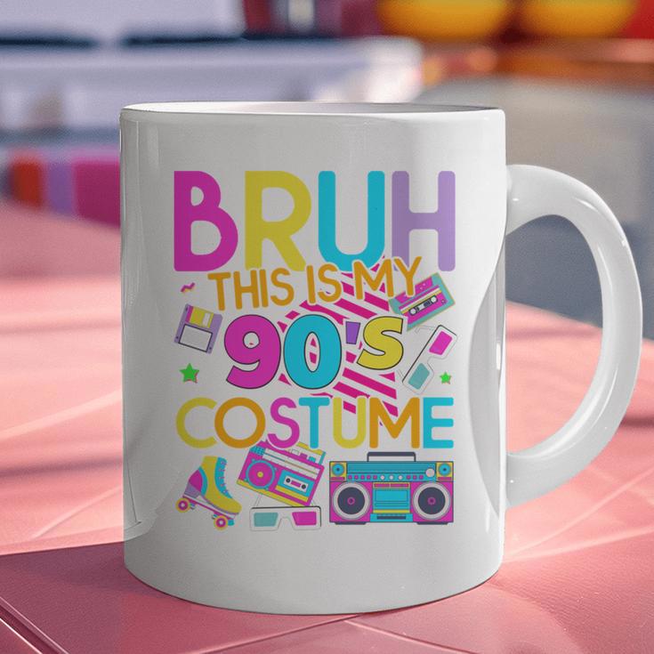 Bruh This Is My 90's Costume Nostalgia Mixtape 1990s Party Graphic Print Coffee Mug