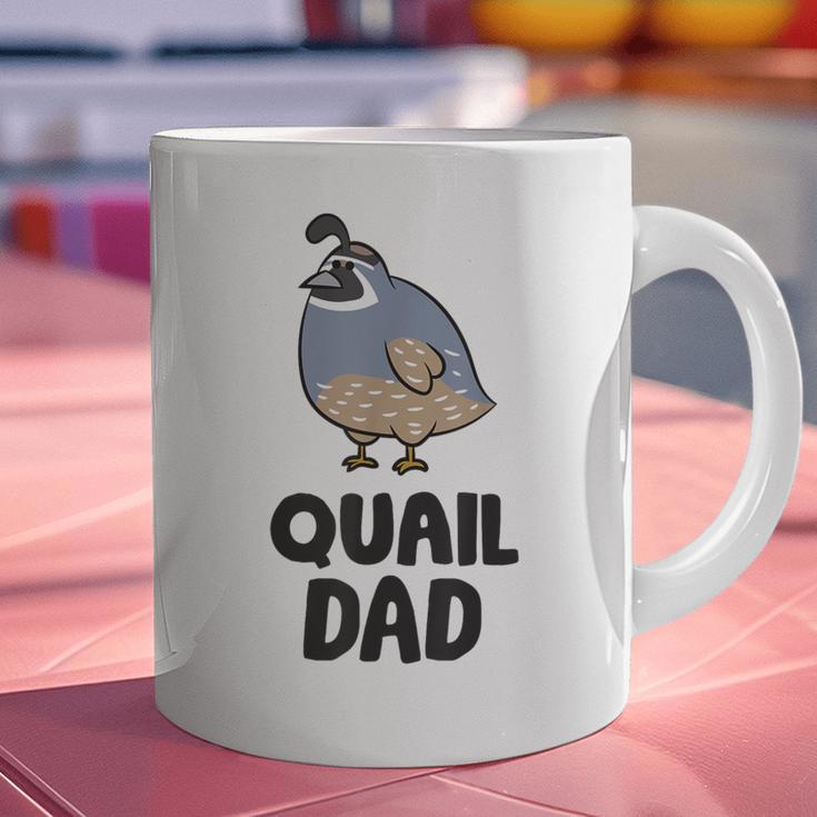California Quail Bird Dad Quail Dad Graphic Print Coffee Mug