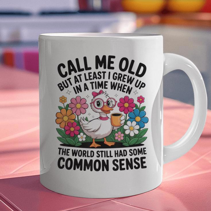 Call Me Old Seniors Nostalgia Retro Humor Casual Graphic Print Coffee Mug