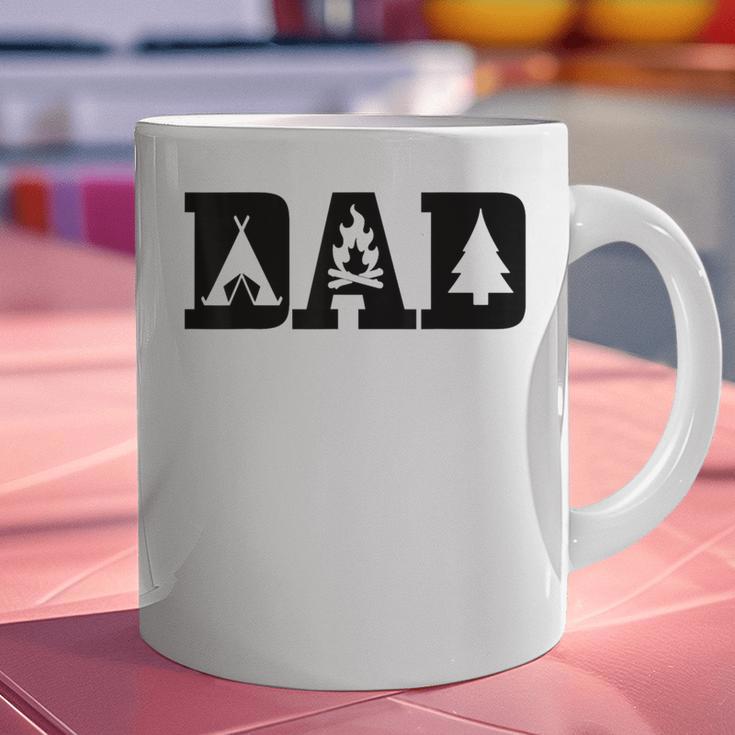 Camping Dad Father's Day Outdoor Bushcraft Camper Graphic Print Coffee Mug