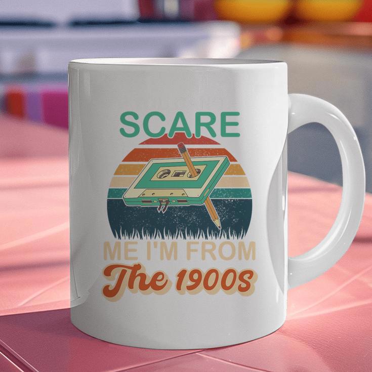 You Can't Scare Me I'm From The 1900s Retro Vintage Premium Tri-Blend Graphic Print Coffee Mug You Can't Scare Me I'm From The 1900s Retro Vintage Premium Tri-Blend Graphic Print Coffee Mug